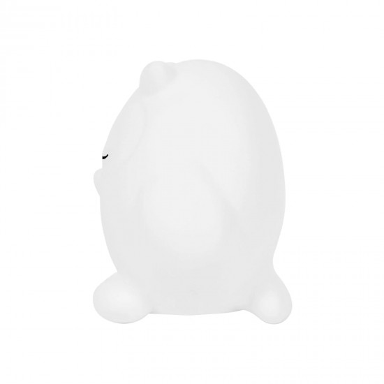 FLOW. Επιτοίχιο φωτιστικό νυχτός Κουκουβάγια Oscar (λευκό-γκρι)